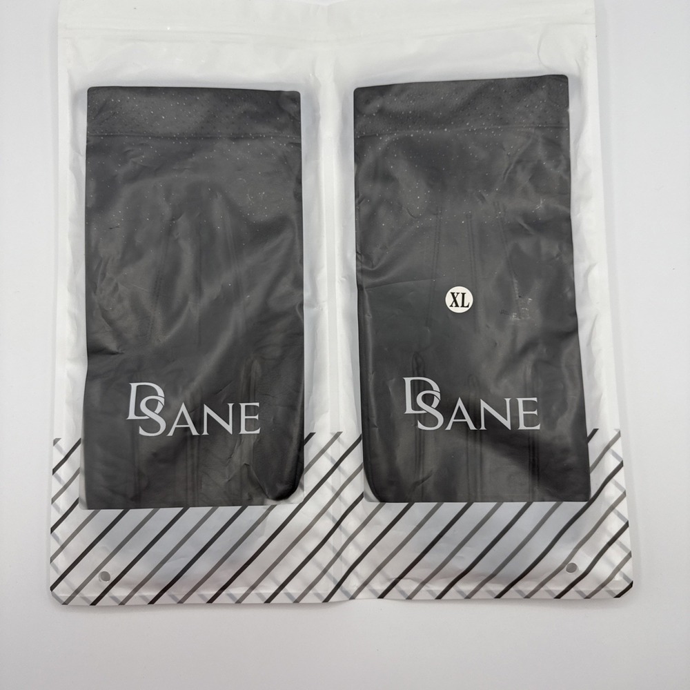 Dsane Women's XL Black Faux Leather Touchscreen Winter Driving Gloves‎ NWT